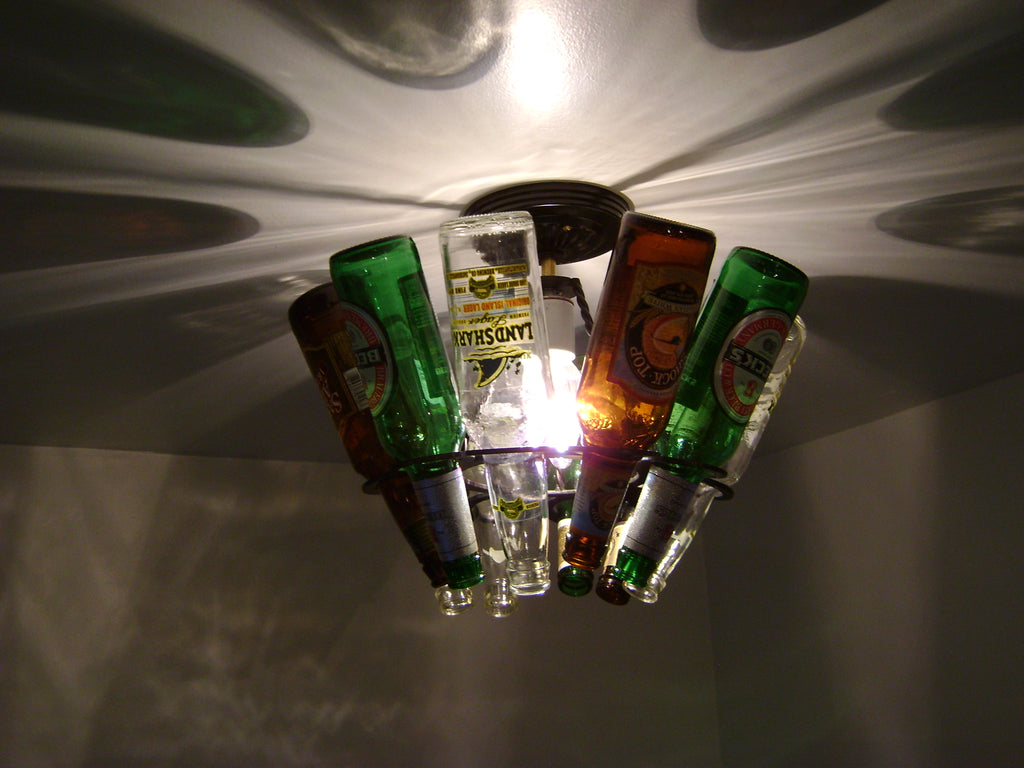 10 Bottle Light Pendant