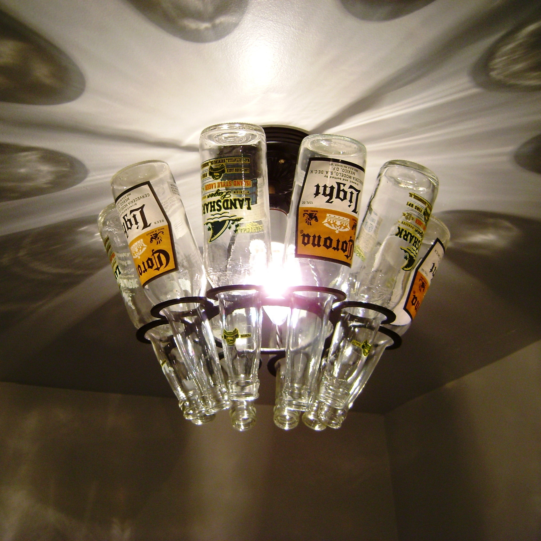 10 Bottle Light Pendant